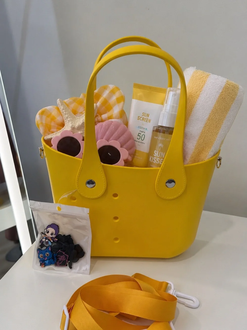 Kids Rubber Beach Tote Bag 🌞